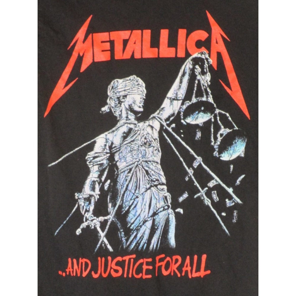 Metallica And Justice For All Retro Black Heavy Metal Band Tee S